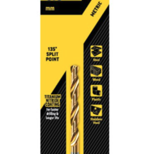 5mm Jobber Drill Bit Carded - Gold Series