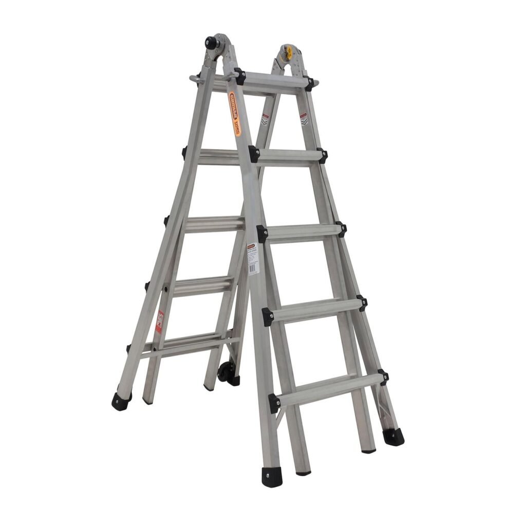 Mighty 19 Multipurpose Ladder Aluminium 150kg Industrial