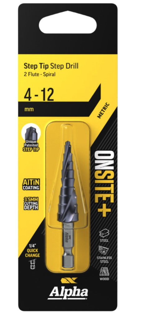 4-12mm | Onsite Plus Step Drill - Spiral Flute