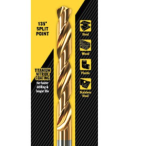 9mm Jobber Drill Bit Carded - Gold Series