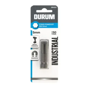 Power Bit Hex 5mm 50mm 2 Pack
