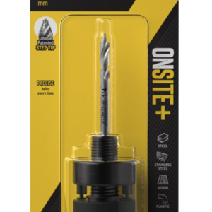 32-250mm | Onsite Plus Large Arbor to suit Holesaws | Step Tip Pilot Drill