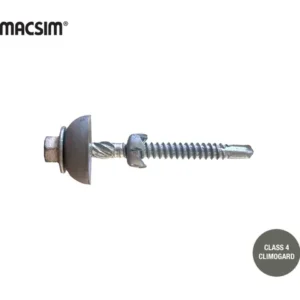 Poly Roof Screw Dome - 12Gx60mm (200)