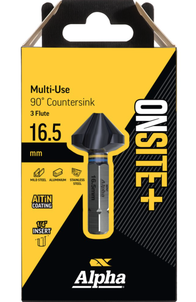 3.2 - 16.5mm | Onsite Plus Multi-Use 90 degree Countersink - 3 Flute