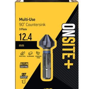 2.8 - 12.4mm | Onsite Plus Multi-Use 90 degree Countersink - 3 Flute