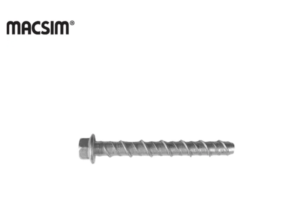 10MMx75MM GALV. HEX SCREWBOLT (100)