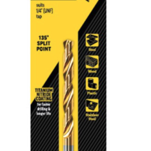 5.5mm Jobber Drill Bit Carded - Gold Series