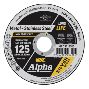 Cutting Disc 125 x 1mm Silver Series Bulk