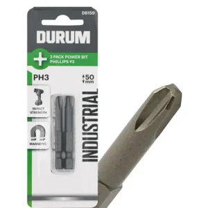 Power Bit Phillips PH3 50mm 2 Pack