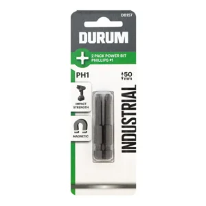 Power Bit Phillips PH1 50mm 2 Pack