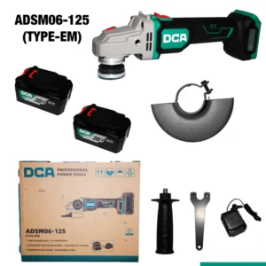ADSM06-125 Cordless Brushless Angle Grinder (Type EM)