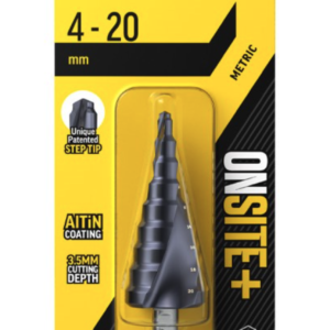 4-20mm | Onsite Plus Step Drill - Spiral Flute