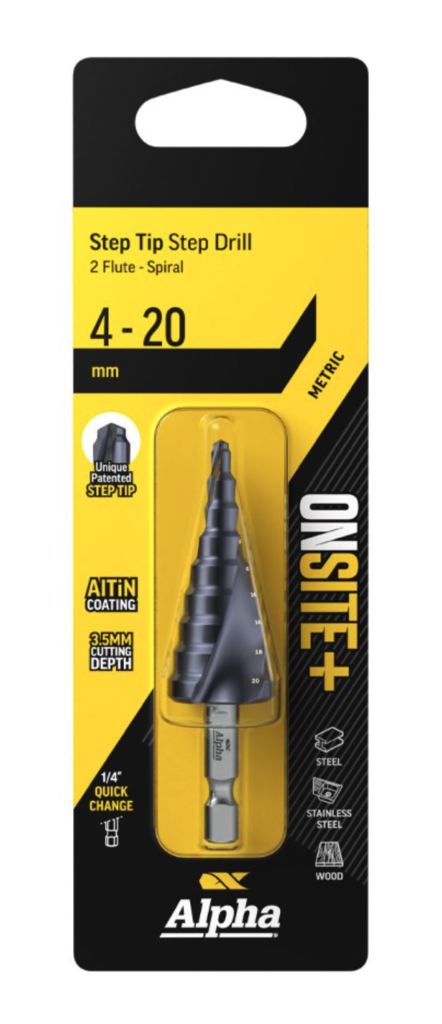 4-20mm | Onsite Plus Step Drill - Spiral Flute