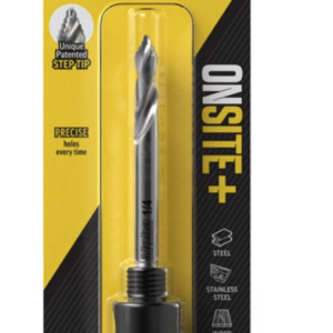 14-30mm | Onsite Plus Small Arbor to suit Holesaws | Step Tip Pilot Drill