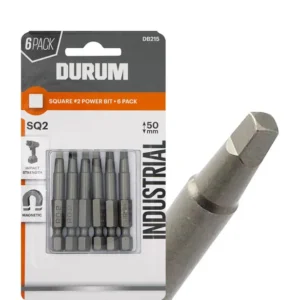 Power Bit Square Drive SQ2 50mm 6 Pack