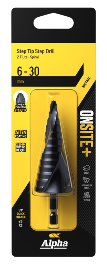 6-30mm | Onsite Plus Step Drill - Spiral Flute