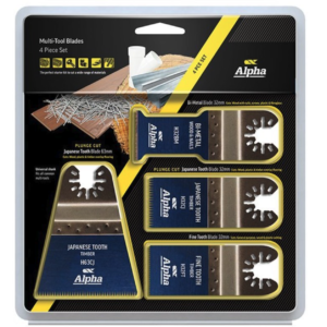 4 Piece Multi-Tool Blade Set