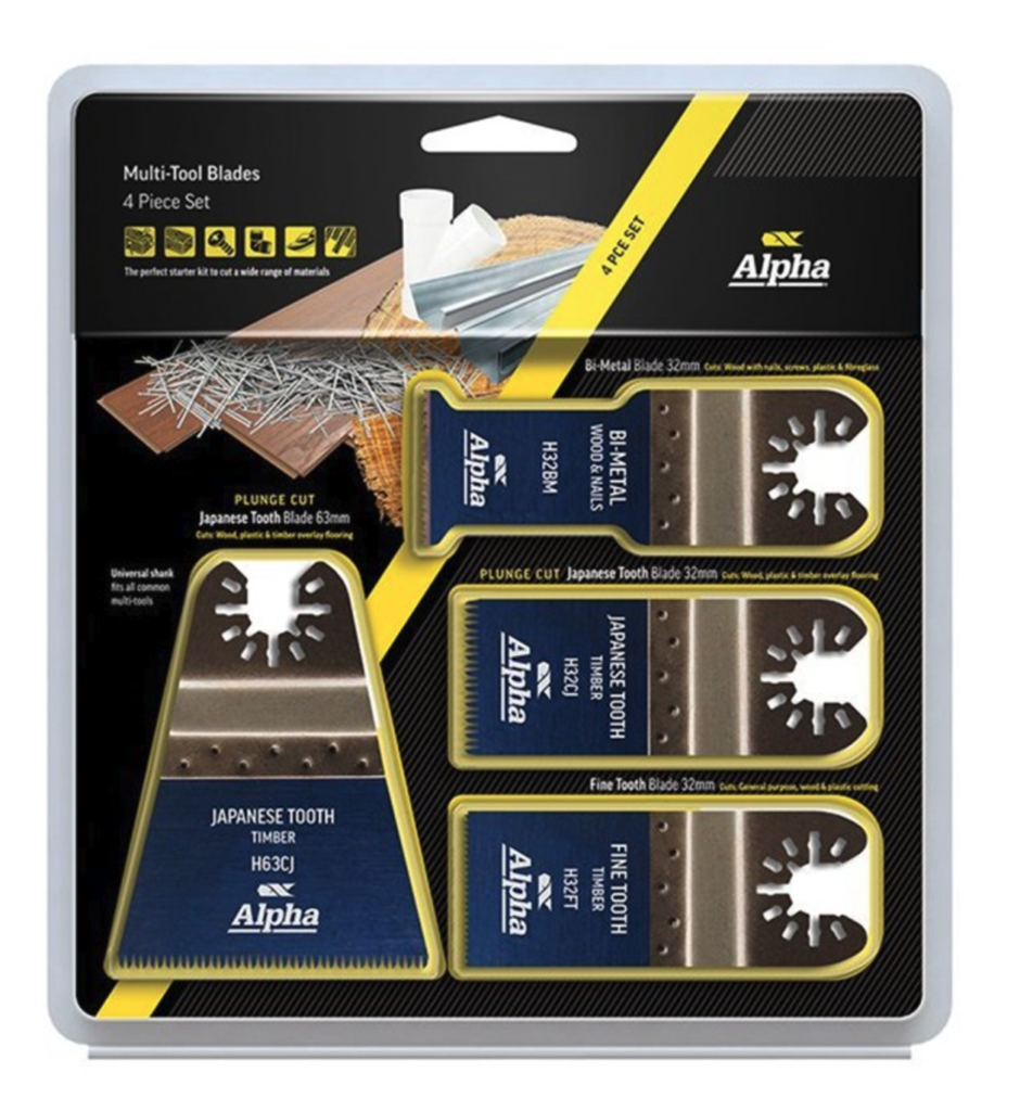 4 Piece Multi-Tool Blade Set