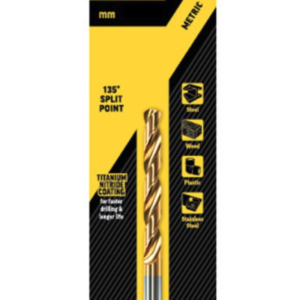 6mm Jobber Drill Bit Carded - Gold Series