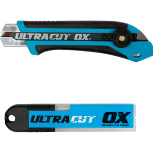 OX Pro 25mm Snap Off Knife & 5 Blades Combo Pack