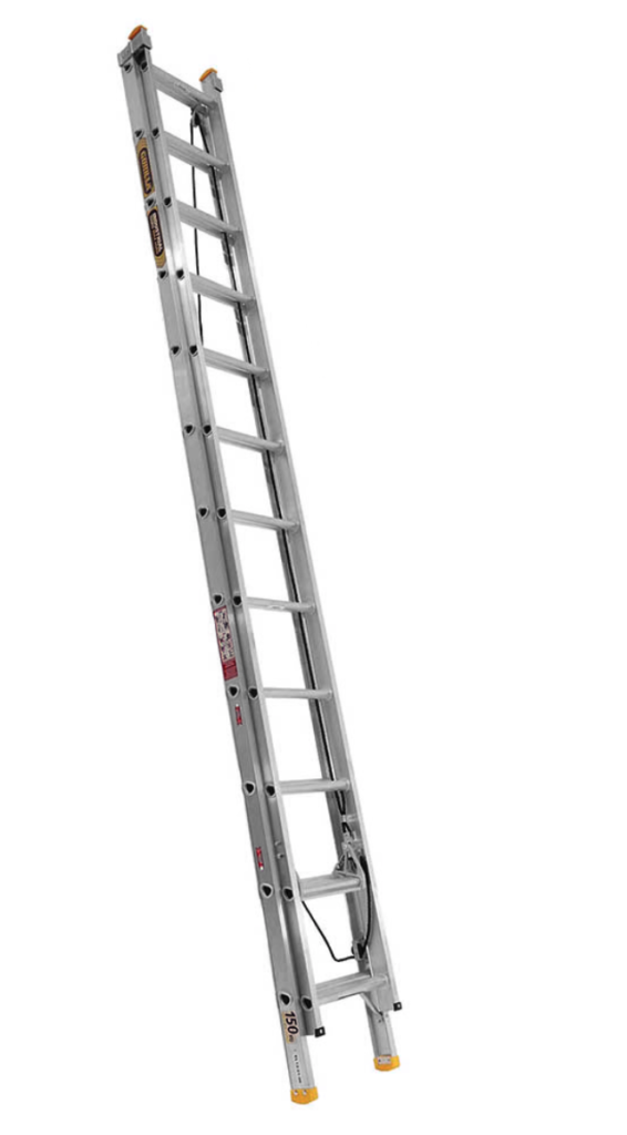 Aluminium Extension Ladder 3.7-6.5m 150kg Industrial