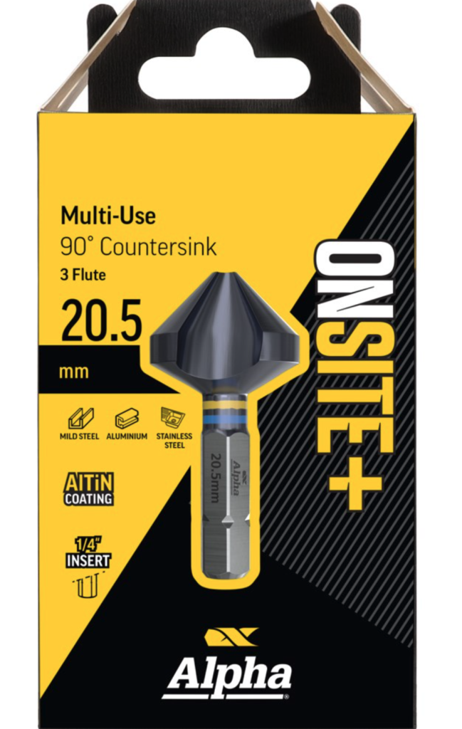 3.5 - 20.5mm | Onsite Plus Multi-Use 90 degree Countersink - 3 Flute