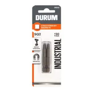 Power Bit Square SQ2 50mm 2 Pack