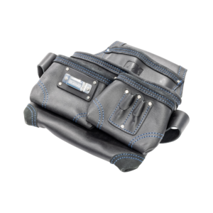 OX Trade Black Leather 6 Pocket Tool Pouch